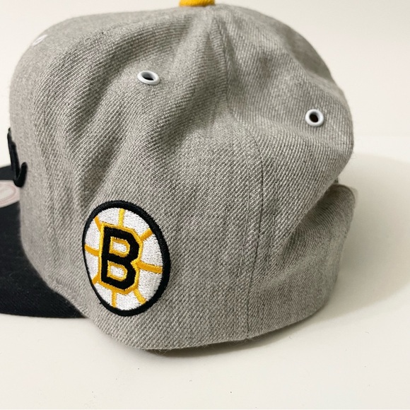 Boston Bruins Snapback Hat Mitchell & Ness Cap NHL - Picture 6 of 16